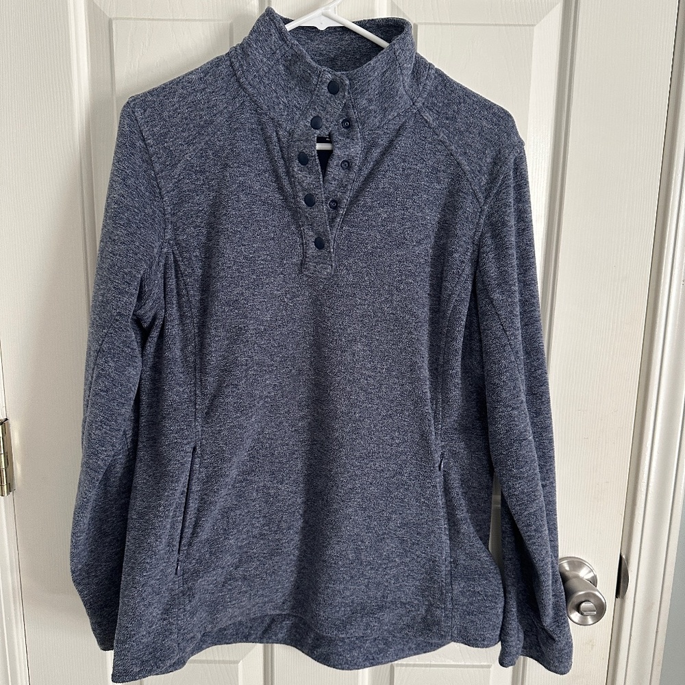Women's DULUTH TRADING CO Frost Lake 1/4 Snap Zip Fleece - Medium